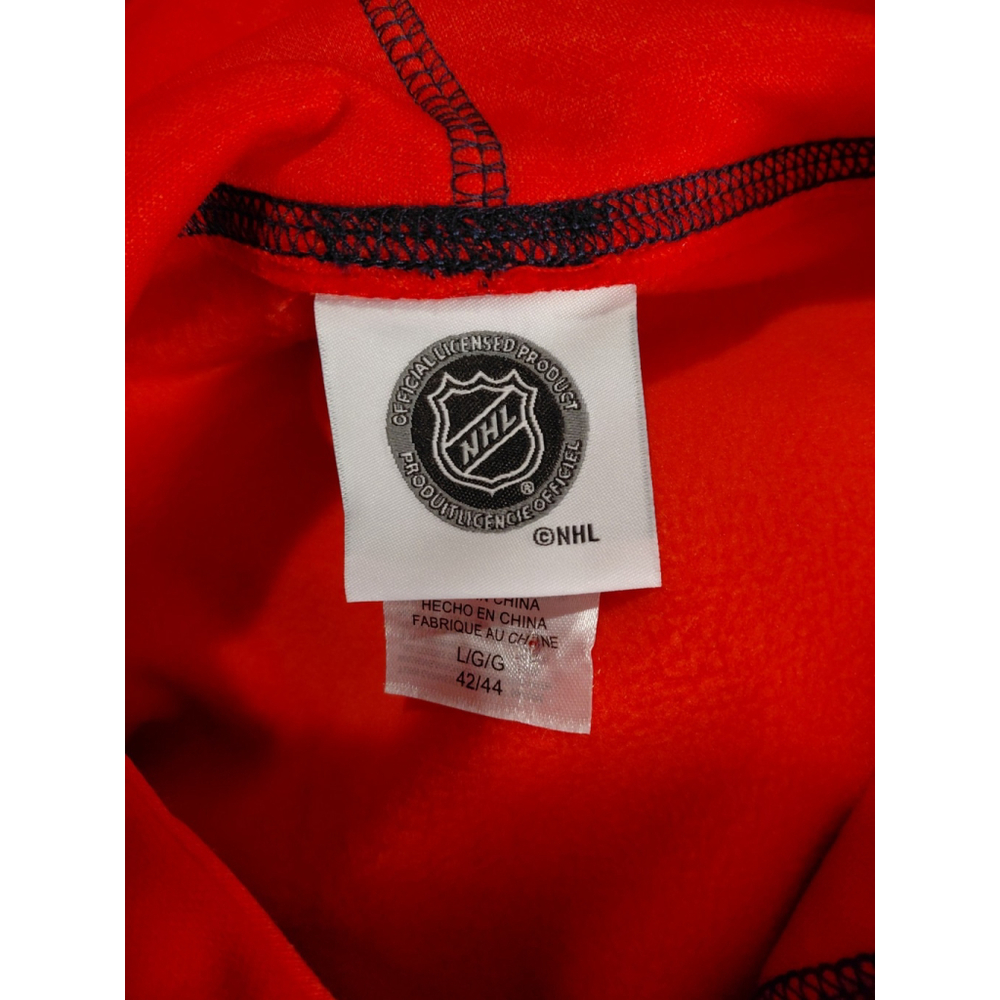 Washington Capitals Hoodie Large NHL Hockey Sweatshirt Men's Red L Long Sleeve - Picture 5 of 5